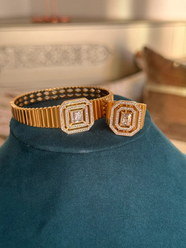Ensemble très chic bracelet et son bague